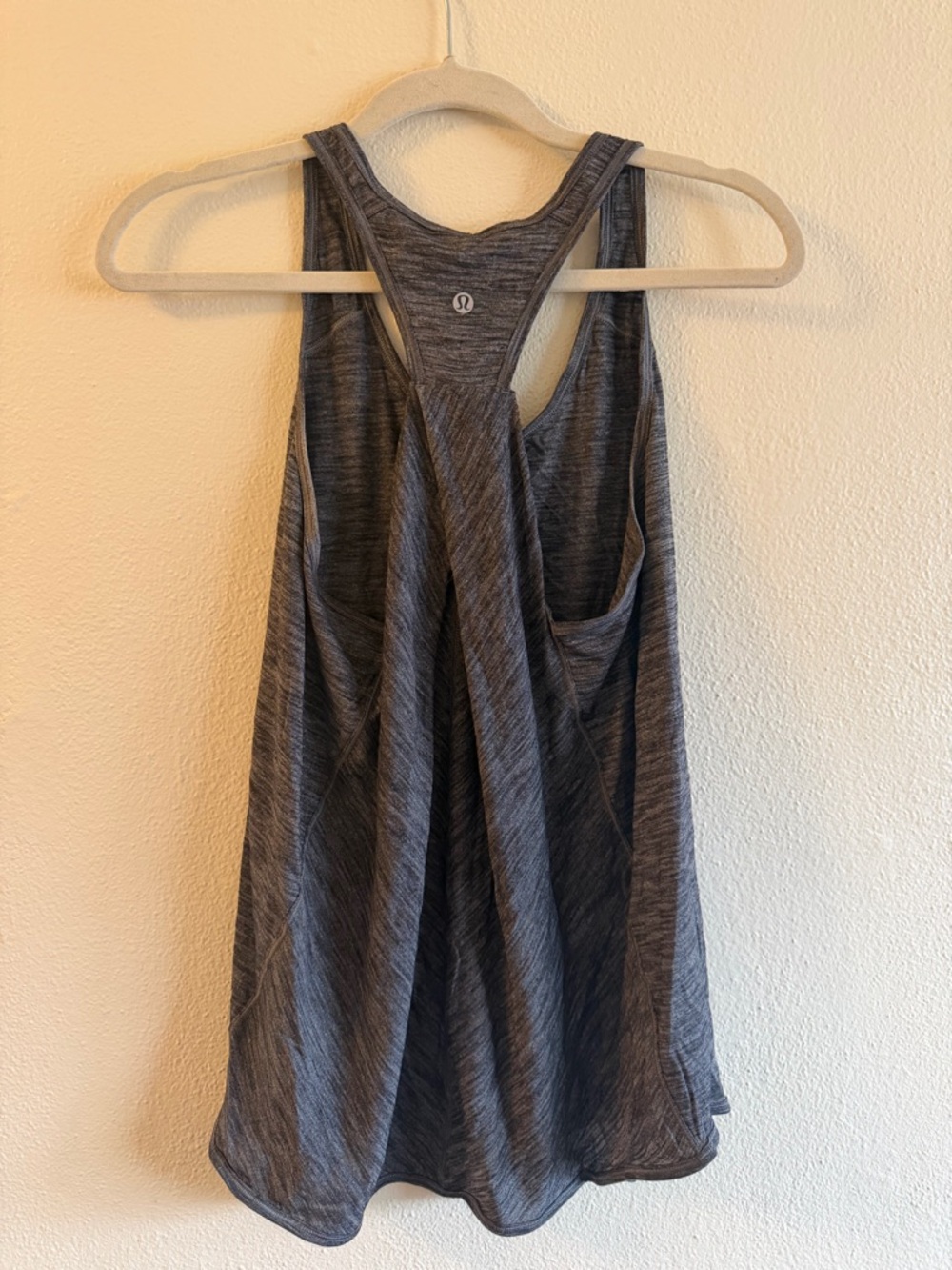lululemon athletica Dark Heather Gray Racerback Tank